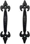 "nethaniah Antique Cast Iron Cabinet Pull Handles (6.1" X 2 Pack, Matte Black.... Fixed Price $10.00.