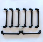 Amerock Large Cabinet Pulls Bronze Plumbing Pipes Industrial 6-3/8" Ctoc BP75010. Fixed Price $24.95.