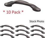 10 Pack Franklin Brass Curved Cabinet Pull, Bronze, 3", P35518K-OB3-B. Fixed Price $24.99.