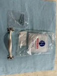 Hickory Hardware P3431-SAS 3" Ithica Cab Pull, Satin Antique Silver. Fixed Price $11.38.