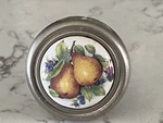 Richelieu Pear Motif Cabinet Handles Pull Brushed Nickel Kitchen 31 Pcs Availabl. Fixed Price $16.10.