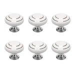 Uxcell 6PCS Ceramic Knobs Vintage Drawer Pull Handle Furniture Door. Fixed Price $34.38.