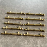 Drawer Handle Pulls Brass Amerock Furniture Accents, Vintage 5" - Set Of 10. Fixed Price $49.99.
