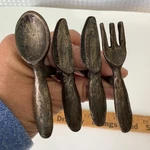 Spoon Knife Fork Pull Kitchen Home Cabinet Door Drawer Handle Knob Set Of 4. Fixed Price $18.89.