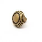 Anne At Home 1302 21 Solid Pewter Sonnet Collection Large Knob Antique Gold. Fixed Price $12.54.