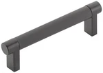 Emtek 84053.REC.KN Knurled 4" Center To Bar Cabinet Pull - Flat Black /. Fixed Price $28.80.