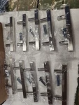 10 Pack - Ravinte Hardware 5" Square Cabinet Brushed Nickel Pulls. Fixed Price $19.99.