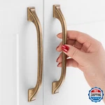Askano 10 Pack 5" Antique Brass Cabinet Pulls Handles Kitchen. Fixed Price $35.73.