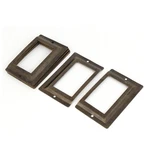 Uxcell Office Library File Drawer Tag Metal Label Holder Bronze Tone 10PCS. Fixed Price $14.43.