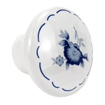 Richelieu White Ceramic Knobs Pull Handles Blue Floral Round French Country. Fixed Price $30.00.