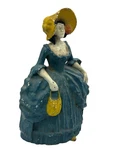 1920S Antique Cast Iron Colonial Southern Lady Woman Original Paint Door Stop. Fixed Price $39.99.