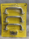 Pottery Barn Classic Pull Cabinet Hardware 4" Polished Nickel 3 Pack. Fixed Price $23.99.