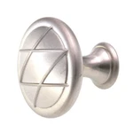 Amerock Lattice Satin Nickel 1 3/8" Round Cabinet Knob Pull BP24234-SN. Fixed Price $7.57.