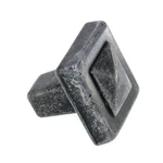 Amerock Forgings Wrought Iron 1-1/8" Square Cabinet Knob Pull BP4429-WI. Fixed Price $9.24.