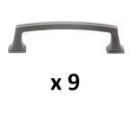 *9* Gliderite 3-3/4 In. Cc Satin Pewter Deco Base Cabinet Drawer Pulls. Fixed Price $19.99.