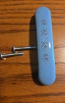 ( 4 ) Amerock Ceramic Cabinet Pulls BP937-CB1 Blue Fleur Design 3" Mount Nos. Fixed Price $18.90.