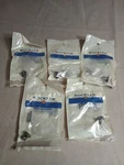 5 Rockler New Old Stock Antique Brass 1/2" Cabinet/drawer Knobs With Screws. Fixed Price $20.00.