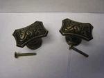 2 Pcs Schaub & Company Redington Knobs 841-B Solid Brass Repacked. Fixed Price $19.99.