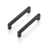 10 Pack 5 Inch Square Cabinet Handles Matte Black Pulls Drawer Kitchen Hardware. Fixed Price $32.20.