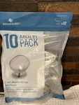 Brainerd 1/4" Satin Nickel Round Knob 10 Pk P50154W-SN-SP New. Fixed Price $15.99.