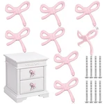 Pink Bow Drawer Knobs Matel For Dresser Coquette Room Decor Vintage.... Fixed Price $27.99.