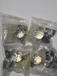 4 Hickory Crystal Palace Knob 1-3/8 Dia. Crysacrylic With Polished Brass. Fixed Price $15.99.
