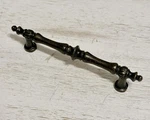 Antique Bronze Metal French Colony Cabinet Bar Handle Drawer Pulls. Fixed Price $8.05.
