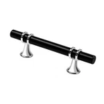 10 Pack Matt Black And Silver Cabinet Pulls 3 INCH76MM Hole Centers Kitchen H.... Fixed Price $54.18.
