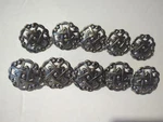 Set Of 10 Glide Rite Classic Celtic Medallion Cabinet Knobs Brushed Pewter. Fixed Price $20.00.