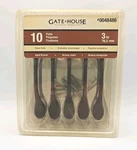 Lot Of 10 Gatehouse Aged Bronze Drawer Pulls 3INCH New #0048486. Fixed Price $29.92.