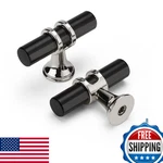 Rergy 12-PACK Black & Brushed Nickel Cabinet Knobs Drawer Pulls Zinc Alloy. Fixed Price $52.80.