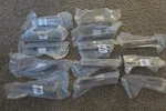Atlas Homewares 253R-BRN Modernist Right Pull, Brushed Nickel Lot Of 13. Fixed Price $89.99.