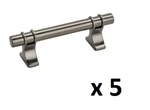 *5* Amerock Davenport In. (76MM) Classic Gunmetal Bar Cabinet Pull (BP36600GM). Fixed Price $29.99.