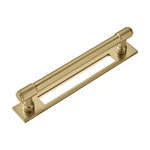 Khtumeware 5-PACK 6IN Champagne Bronze Cabinet Pull Backplate Zinc Satin Brass. Fixed Price $82.82.