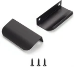 Sunlithor Edge Black Finger For Cabinets Kitchen Concealed Drawer Pulls Alu. Fixed Price $63.71.
