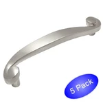 *5 Pack* Cosmas Cabinet Hardware Satin Nickel Swirl Handle Pulls #776SN. Fixed Price $10.95.