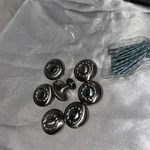7 Brushed Nickel Cabinet Knobs Drawer Pulls Decorative Rope Design Metal 6. Fixed Price $9.50.