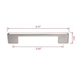 Utopia Alley Taylor Pull -brushed Nickel Metal Drawer Handle, 5.0". Fixed Price $26.41.