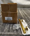 (qty 10) Sumner Street Home RL070093VP: Flynn Flat Bar Pull Satin Brass 3-1/2". Fixed Price $52.18.