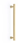 Emtek 87002US4, Freestone Appliance Pull With Screws, 18"-CENTERS, Satin Brass. Fixed Price $181.84.