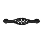 Drawer Pull Cabinet Birdcage Black Wrought Iron 3 7/8" Renovators Supply. Fixed Price $14.99.