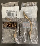 Lot Of (2) New Amerock Guardian BP1334-077 Brass Cabinet Door Pulls Made Usa. Fixed Price $10.08.