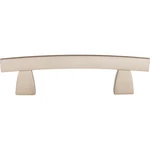 Arched 3" Center To Cabinet Bar Pull Brushed Satin Nickel - Hardware. Fixed Price $11.70.