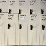 Ikea Nydala 10X Cabinet Handles Drawer Pulls Pack 1/16" Bronze - 204.057.59. Fixed Price $95.99.