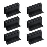 Pastlla 6PCS 1.6" Glass Finger Edge Pull, Window Display Cabinet Door Black. Fixed Price $14.76.
