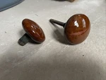 Antique Vintage Brown Porcelain Door Knobs, Early 20TH Century, Great Condition. Fixed Price $22.00.