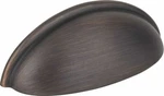 Lot (6) Elements 2981 Florence 3" C-c Cup Cabinet Pull Brushed Oil Rubbed Bronze. Fixed Price $23.16.