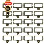 Weichuan 20-PACK Zinc Alloy Antique Bronze 1.1"X 2.2" Outside Frame,. Fixed Price $24.98.