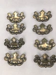 Vtg 1985 Brass Drawer Pulls Ilco Unican CP-2522 Chippendale Bail Lot Of. Fixed Price $35.00.