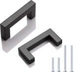 Knobwell Pack 2-1/2" Black Hole CENTER:2-1/2 INCH(64MM), Matte. Fixed Price $17.02.